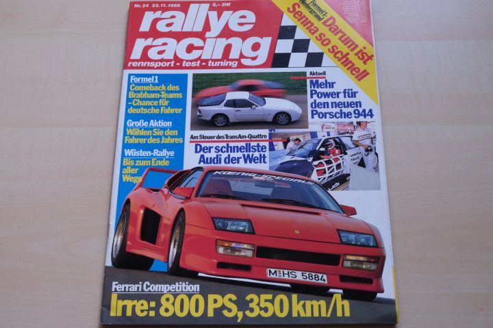 Deckblatt Rallye Racing (24/1988)